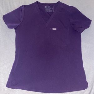 Figs Purple Shadow women’s scrub top Small